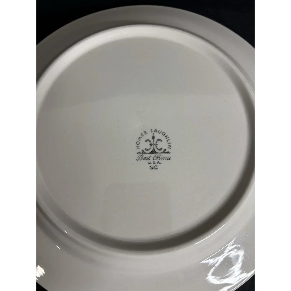 Homer Laughlin King Neptune Plate 9